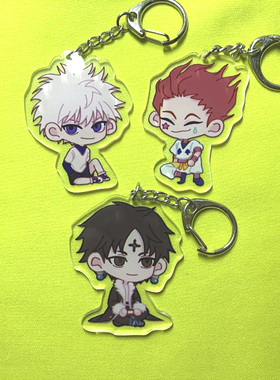 茶猫屋日本动漫周边HUNTERXHUNTER全职猎人Q版西索亚克力挂件包邮