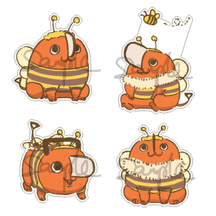 动漫周边电锯人蜜蜂波奇塔Q版透明亚克力挂件挂饰全新现货满包邮