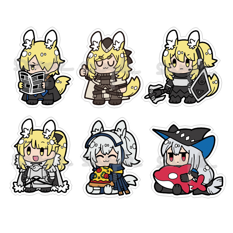 动漫游戏周边明日方舟临光/斯卡蒂透明亚克力挂件吊坠现货满包邮