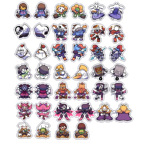 动漫游戏周边Undertale传说之下Q版人物双面透明亚克力挂件挂饰