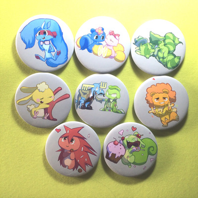 日本朋友们徽章动漫周边