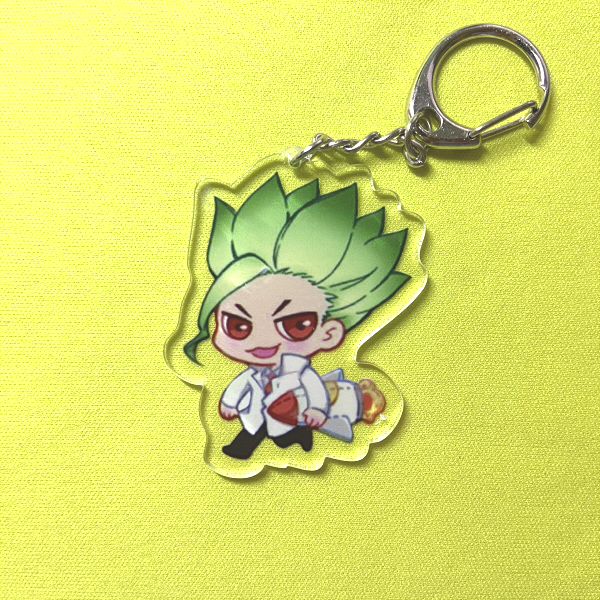 日本石神千空透明亚克力挂件