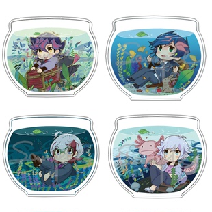 茶猫屋日本动漫周边游戏王VRAINS藤木游作鱼缸透明亚克力挂件包邮