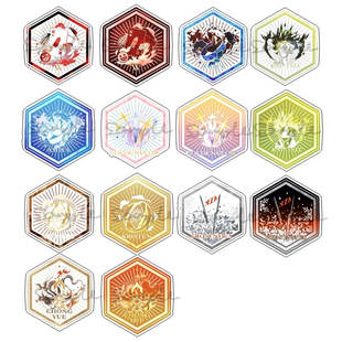 动漫游戏周边明日方舟蚀刻章双面亚克力挂件挂饰全新现货满包邮