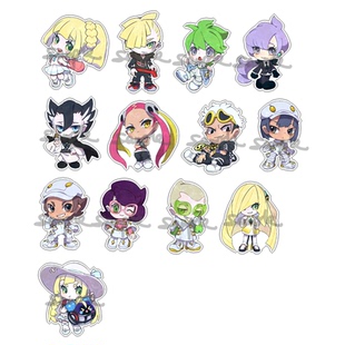 动漫游戏周边口袋妖怪精灵宝可梦对手透明亚克力挂件挂饰全新新品