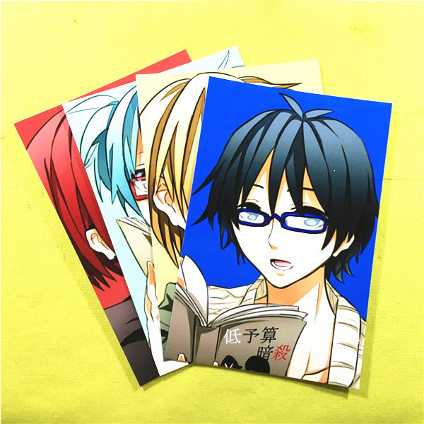 茶猫屋日本动漫周边暗杀教室赤羽业潮田渚明信片套装全新满包邮