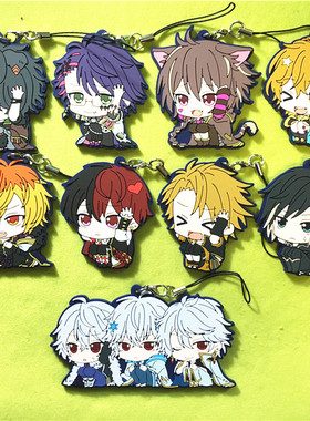 茶猫屋日本原单散货梦王国和沉睡的100名王子vivimus蹲姿橡胶挂件