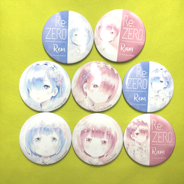 茶猫屋日本动漫周边RE:从零开始的异世界生活拉姆蕾姆徽章吧唧新