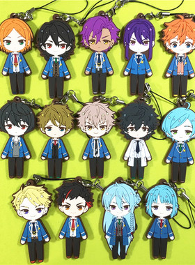 茶猫屋日本原单散货动漫周边偶像梦幻祭ensemble stars橡胶挂件