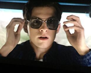 托尼斯塔克钢铁侠蜘蛛侠同款墨镜英雄远征太阳镜欧洲旅行太阳眼镜