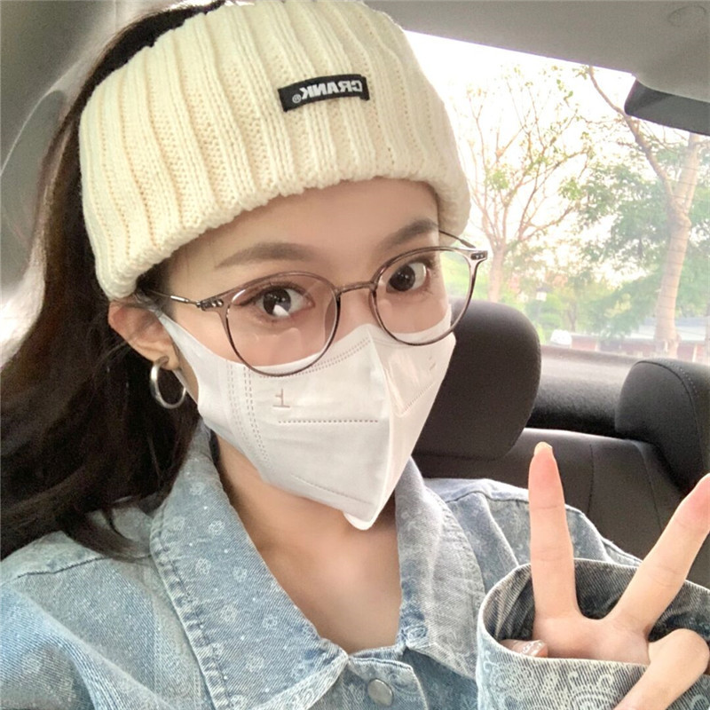 冷茶色近视眼镜框女款素颜