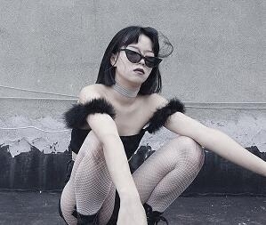 欧美ins防晒遮阳宋茜同款墨镜韩国明星猫眼猫耳ladygaga太阳眼镜