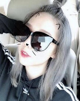 墨镜周扬青同款前卫风太阳眼镜