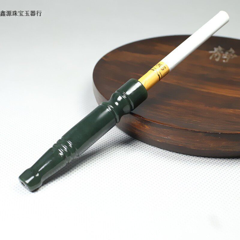 新款和田玉烟嘴男士烟嘴图片