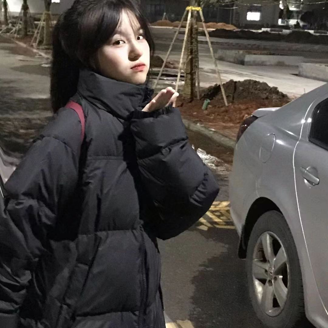 RPIN新款冬季美式加厚棉衣女学生韩系棒球棉服oversize潮棉袄外套