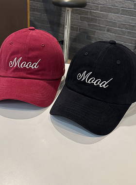 韩版时尚Maad磨毛棒球帽青年男女学生春秋户外出游遮阳鸭舌弯檐帽