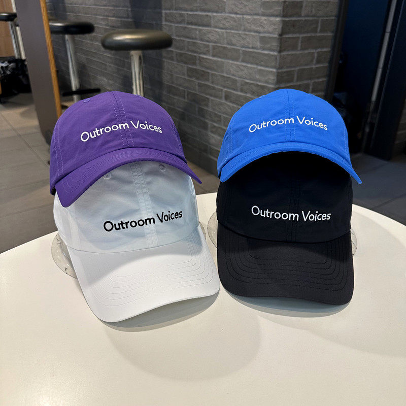 韩版休闲字母百搭青年情侣春夏季防晒速干遮阳帽街头薄款鸭舌帽男