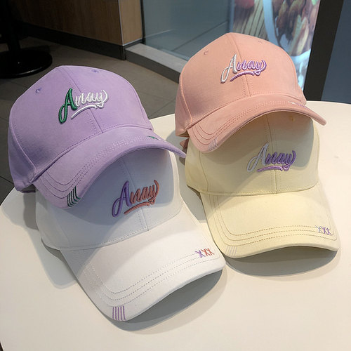 硬顶棒球帽街头时尚休闲女秋冬弯