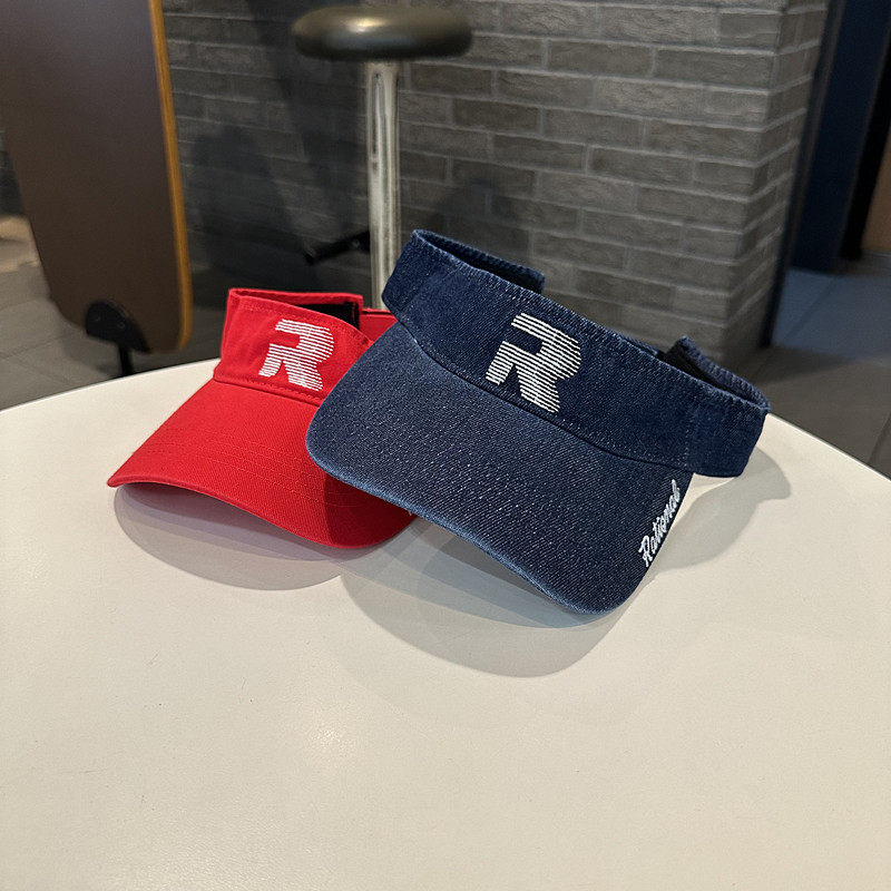 R字母空顶牛仔遮阳鸭舌帽