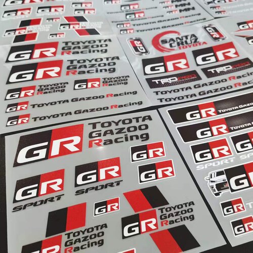 适用于丰田gr车贴gt86车身改装GRMN车贴GR SPORT中控方向盘车身贴