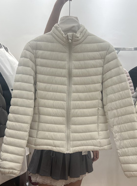 泡芙立领排骨修身羽绒服女短款