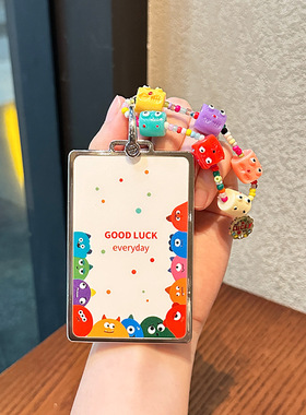 适用于特斯拉钥匙卡套小怪兽卡通图案modely/modelymodel3扣