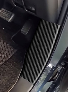 适用于22款丰田VOXY/NOAH 90系休息踏板侧面防踢皮革内饰右驾