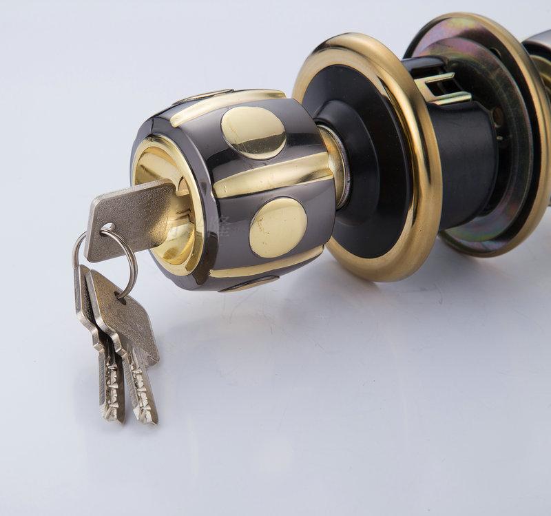 同兴隆5886欧式球形锁房门锁金色室内门锁球型木门圆锌合金锁仿古
