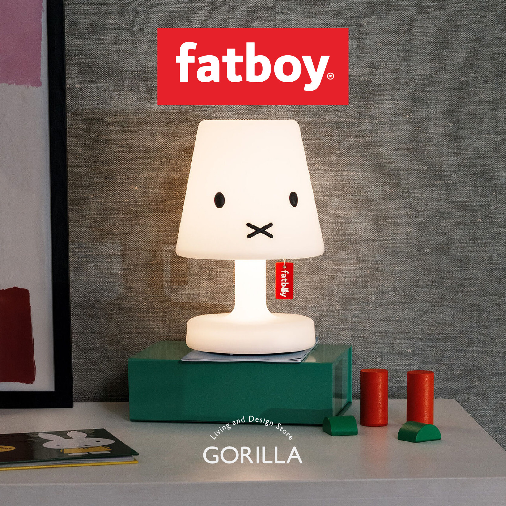 FATBOYMiffy联名米菲充电小夜灯