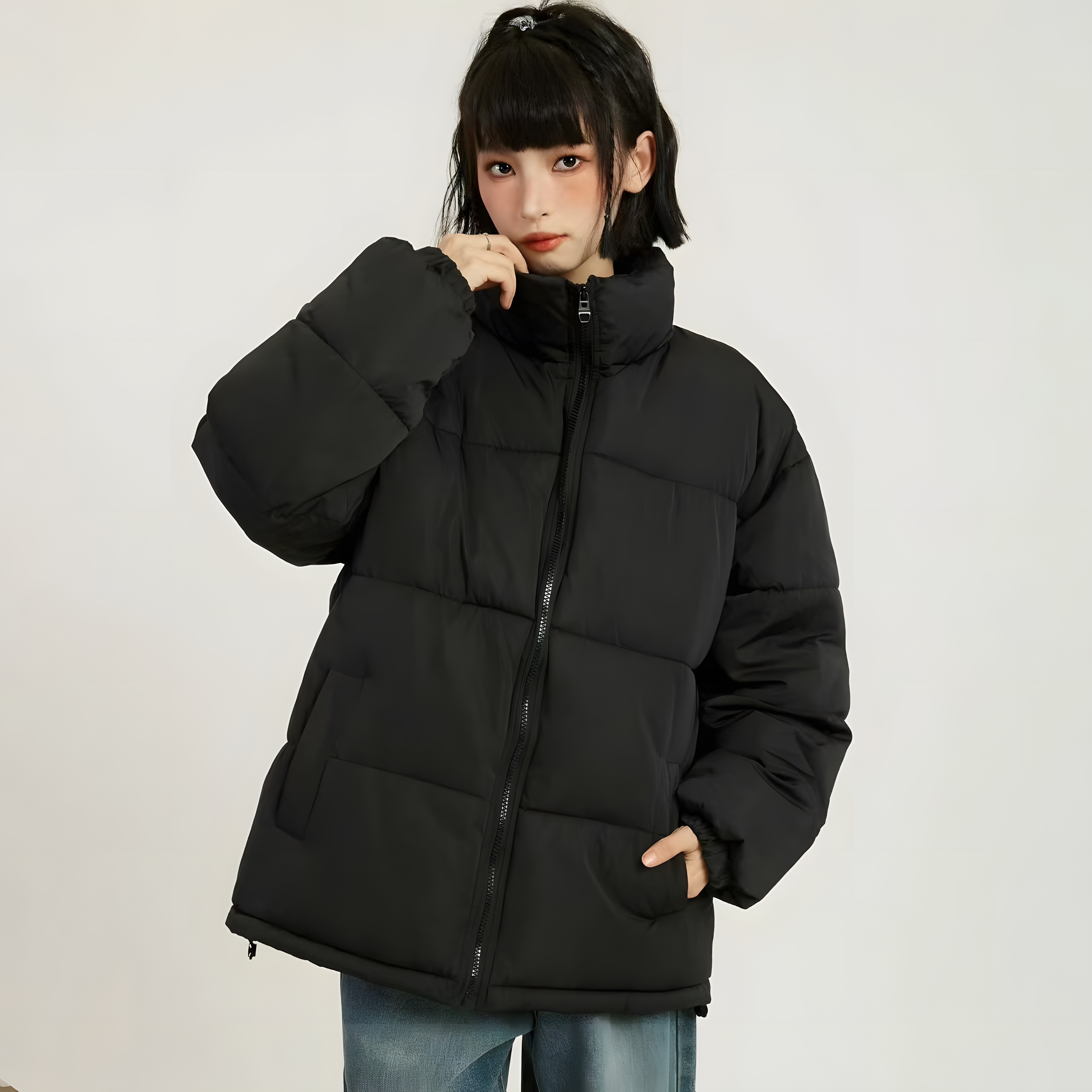 胖妹妹加肥加大羽绒棉服女秋冬新棉衣/棉服