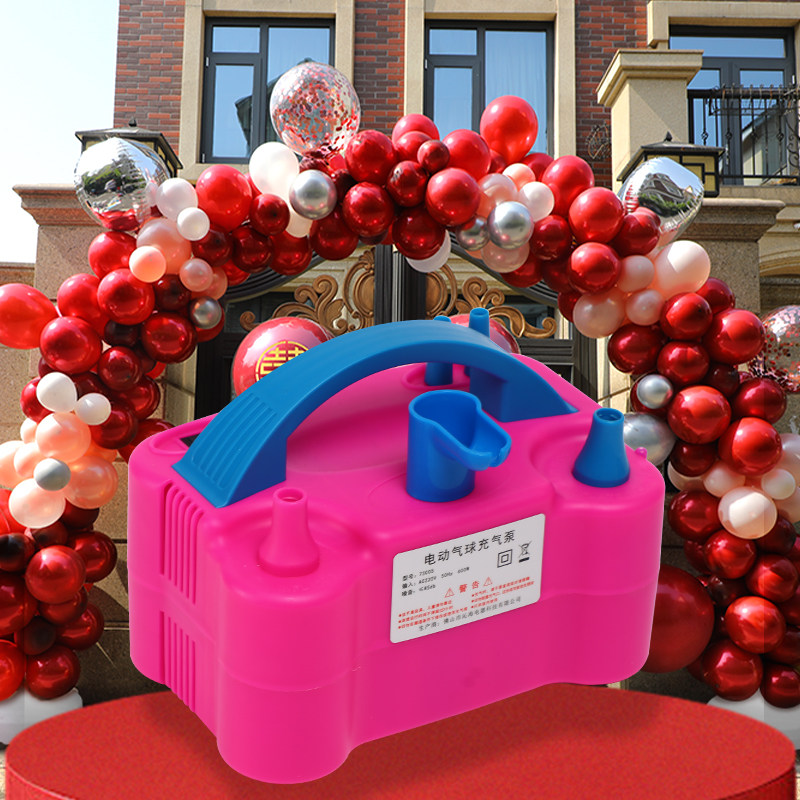 电动充气泵打气筒吹气球机充气泵工具便携式自动打气机冲气球双孔,节庆用品/礼品,充气用品,淘宝优惠券,粉丝福利购,淘宝优惠卷