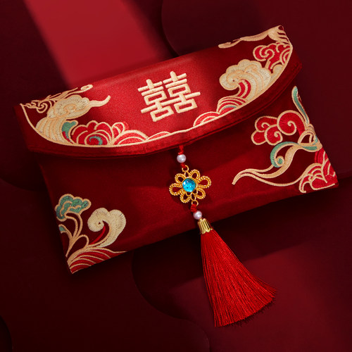 万元红包结婚专用锦缎