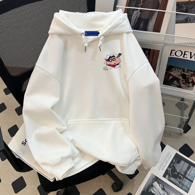 重磅纯棉连帽卫衣男生秋冬新款