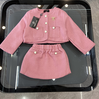 女童小香风秋冬套装洋气