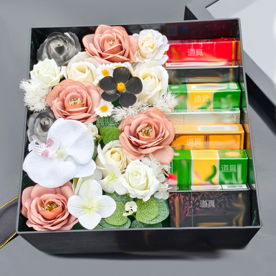 情人节礼盒永生花玫瑰花成品