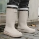 防水防滑雨鞋 高筒雨鞋 束口工作钓鱼长筒农田养殖适用雨靴 男士 新款