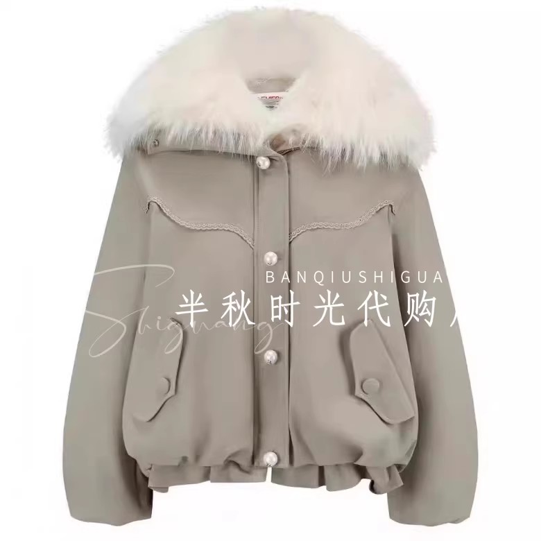 （小魔女）OG-Le拉**飞姆正品25冬夹克羽绒服OG25D21DC111-3299