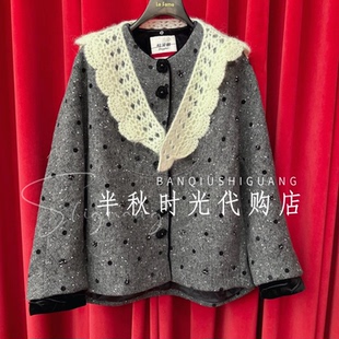 （小魔女）LF25D41SY063原3995Lefame拉飞姆25冬甜美宽松短外套