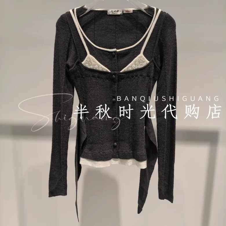 （小魔女）LF25D51ZB114原2295Lefame拉飞姆25冬绵羊毛针织上衣