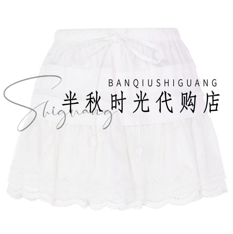 (小魔女)LF25Q00SS162原1695Lefame拉飞姆正品25秋绣花蓬蓬半裙