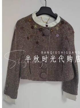 （小魔女）LF25D21SC179原3195Lefame拉飞姆25冬摩登毛短外套