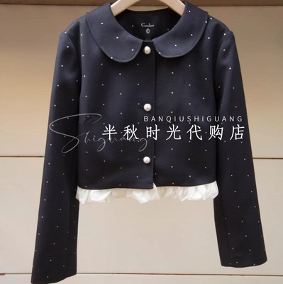CAROLINE/卡洛琳2026春季波点短外套上衣专柜正品XSC1W01B-2480