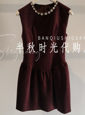 (小魔女)XRC7L01A原2580卡洛琳双皇冠专柜正品25冬气质晚宴连衣裙