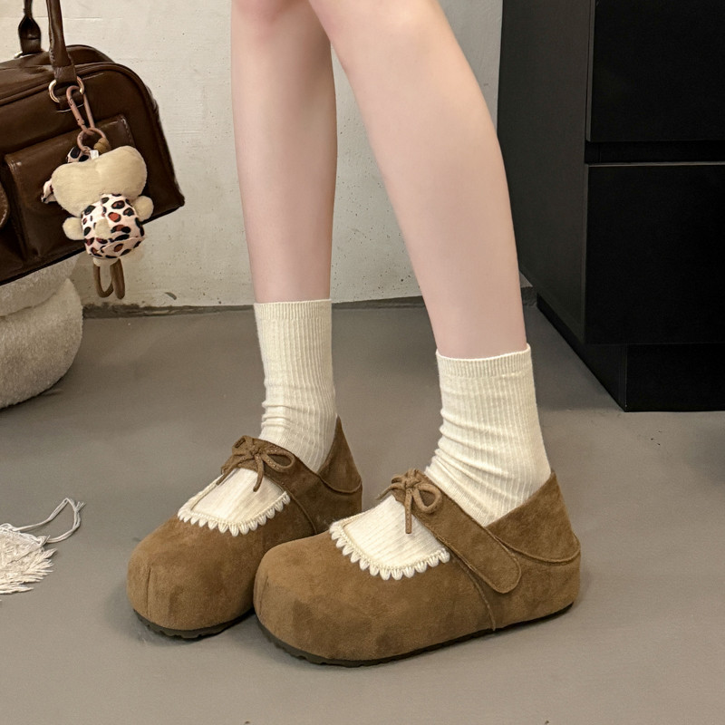 内增高蝴蝶结玛丽珍鞋女2026春季新款百搭厚底勃肯鞋丑萌两穿单鞋,女鞋,勃肯鞋/软木鞋,淘宝优惠券,粉丝福利购,淘宝优惠卷