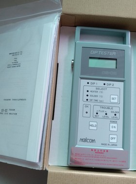 MALCOM 波峰焊炉温测试仪 DS-03 数显波峰炉温测量触锡时间链速