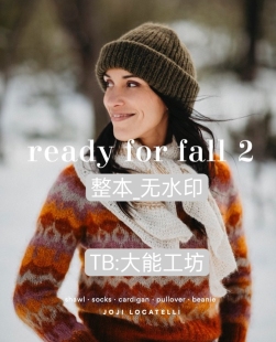 Ready For 5款 英文 320 毛衣披肩文字教程 棒针编织 Fall