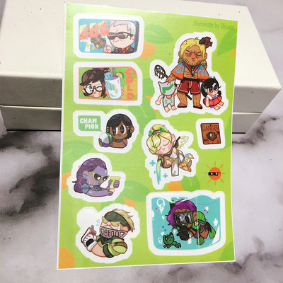 守望先锋贴纸同人周边