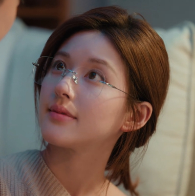 许我耀眼赵露思许妍同款无框眼镜女高级感近视可配度数防蓝光纯钛