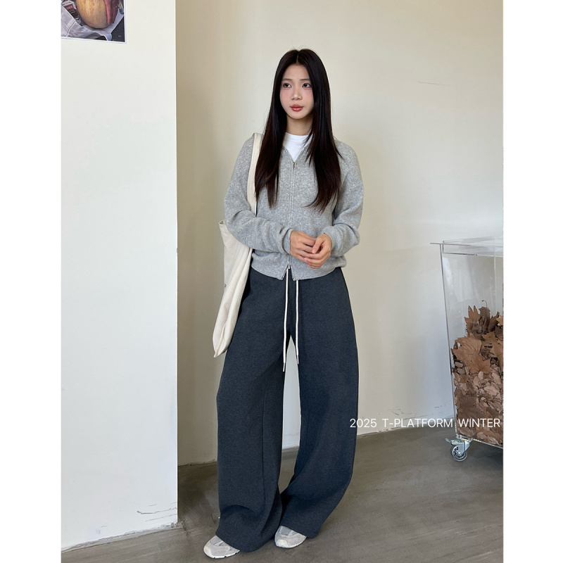 T台冬季加绒显瘦卫裤3