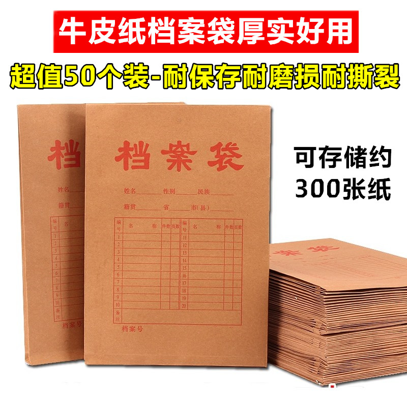 文具纸质资料整理袋办公用品